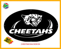 Cheetahs Rugby Team Mounted Wall Art Design