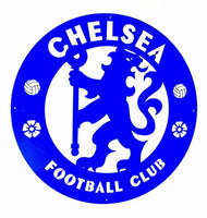 Chelsea Football Club Mounted Wall Art Design 40Cm X Small / Blue