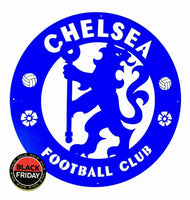 Chelsea Football Club Mounted Wall Art Design 40Cm X Small / Blue