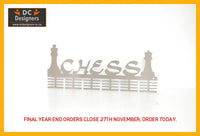 Chess 48 Tier Medal Hanger Stainless Steel Brush Finish Sports Medal Hangers