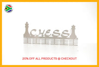 Chess 48 Tier Medal Hanger Stainless Steel Brush Finish Sports Medal Hangers