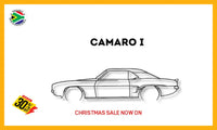 Chevrolet Camaro 1 Detailed Silhouette Metal Wall Art