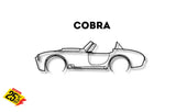 Shelby Cobra Detailed Silhouette Metal Wall Art