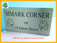 Cocker Spaniel Design House Sign Wall Art