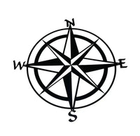 Compass Mounted Wall Art Design