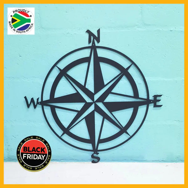 Compass Mounted Wall Art Design