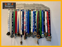 Comrades Back 2 Personalised Medal Hanger Stainless Steel Brush Finish Sports Medal Hangers