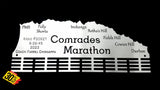 Comrades Marathon Down Run Personalised 48 Tier Medal Hanger Stainless Steel Brush Finish Sports