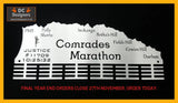 Comrades Marathon Down Run Personalised 48 Tier Medal Hanger Stainless Steel Brush Finish Sports