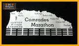 Comrades Marathon Down Run Personalised 48 Tier Medal Hanger Stainless Steel Brush Finish Sports