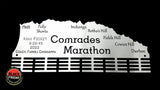 Comrades Marathon Down Run Personalised 48 Tier Medal Hanger Stainless Steel Brush Finish Sports