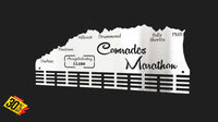 Comrades Marathon Up Run Personalised 48 Tier Medal Hanger Stainless Steel Brush Finish Sports