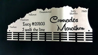 Comrades Marathon Up Run Personalised 48 Tier Medal Hanger Stainless Steel Brush Finish Sports