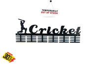 Cricket 48 Tier Medal Hanger Black Sports Medal Hangers