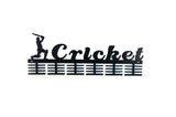 Cricket 48 Tier Medal Hanger Black Sports Medal Hangers