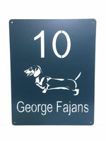 Dachshund House Sign Wall Art