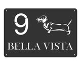 Dachshund House Sign Wall Art