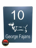 Dachshund House Sign Wall Art