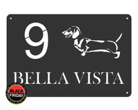 Dachshund House Sign Wall Art