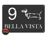 Dachshund House Sign Wall Art