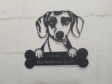 Dog Breed Personalized Wall Art Kennel & Run Accessories