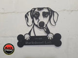 Dog Breed Personalized Wall Art Kennel & Run Accessories