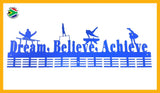 Dream Believe Achieve Gymnastics Mag 72 Tier Medal Hanger Sports Medal Hangers