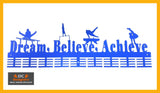 Dream Believe Achieve Gymnastics Mag 72 Tier Medal Hanger Sports Medal Hangers