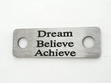 Dream Believe Achieve Individual Shoelace Tag Shoe Lace Tags