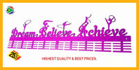 Dream Believe Achieve Rhythmic Gymnastics 72 Tier Medal Hanger Sports Hangers