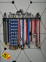 Dream Big Work Hard Sbr Lady Or Man 80 Tier Medal Hanger Stainless Steel Brush Finish / Sports