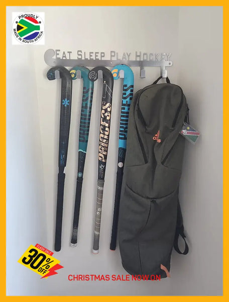 Eat Sleep Play Hockey Stick & Bag Hook Stainless Steel Cap Hooks