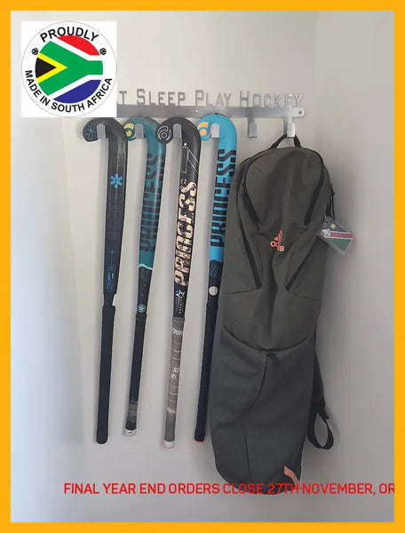 Eat Sleep Play Hockey Stick & Bag Hook Stainless Steel Cap Hooks