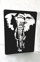 Elephant Laser Cut Wall Art Wall