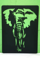 Elephant Laser Cut Wall Art Wall