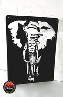 Elephant Laser Cut Wall Art Wall