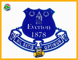 Everton Football Club Crest Mounted Wall Art Design