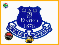 Everton Football Club Crest Mounted Wall Art Design