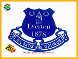 Everton Football Club Crest Mounted Wall Art Design