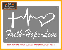 Faith Hope Love Wall Art