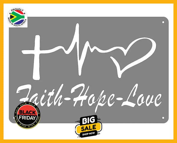 Faith Hope Love Wall Art