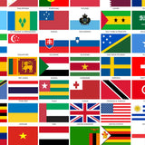 Flags Of The World Stickers - 200 Pack