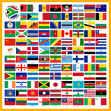 Flags Of The World Stickers - 200 Pack