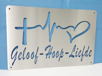 Geloof Hoop Liefde Wall Art