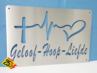 Geloof Hoop Liefde Wall Art