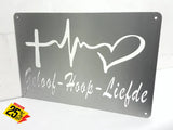 Geloof Hoop Liefde Wall Art