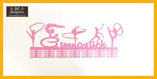 Gimnastiek Rhythmic Mixed 56 Tier Medal Hanger Pink Sports Medal Hangers