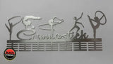 Gimnastiek Rhythmic Mixed 56 Tier Medal Hanger Stainless Steel Brush Finish Sports Medal Hangers