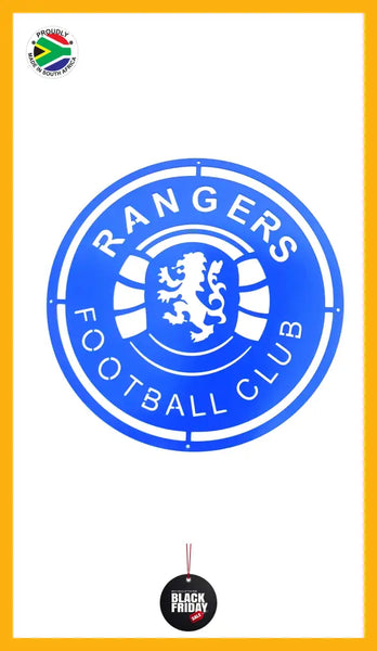 Glasgow Rangers Football Club Crest Mounted Wall Art Design