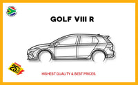 Golf 8R Detailed Silhouette Metal Wall Art